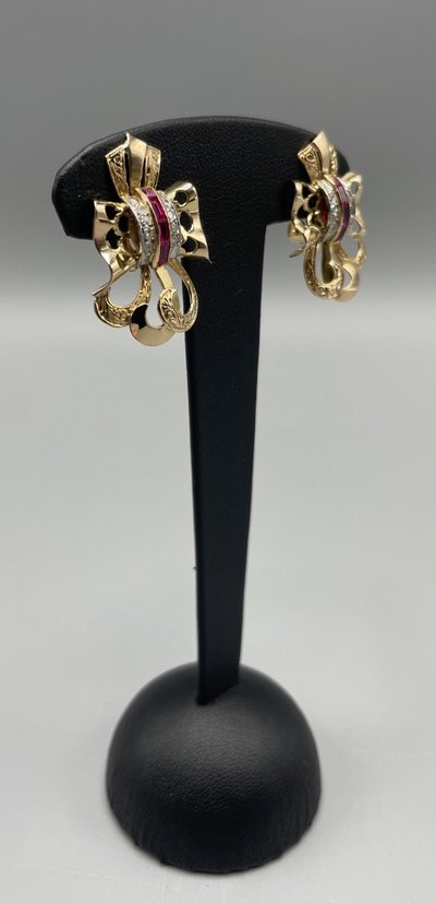 Goldschmuck Diamanten Und Rubine Um 1940