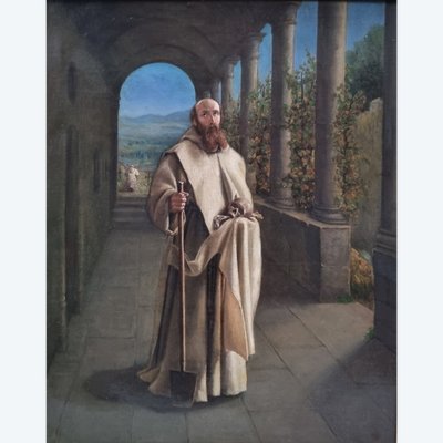 Scuola francese del XIX secolo - I monaci scavano e trovano antiche reliquie