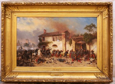 Hippolyte BELLANGÉ, Combattimento nelle strade di Magenta