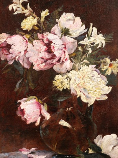 Charles Auguste DURAND de NEUVILLE, Still life with a vase of flowers