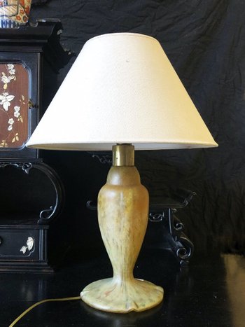 Glass Paste Lamp, 19th Century