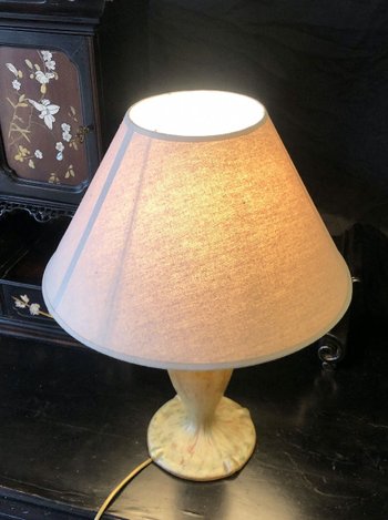 Glass Paste Lamp, 19th Century