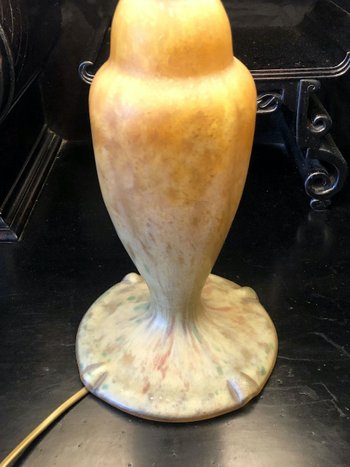 Glass Paste Lamp, 19th Century