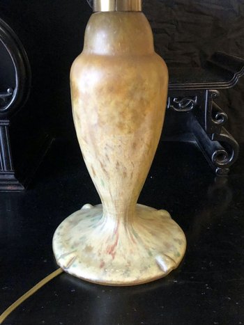 Glass Paste Lamp, 19th Century