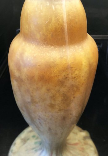Glass Paste Lamp, 19th Century