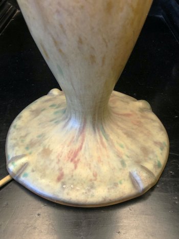 Glass Paste Lamp, 19th Century