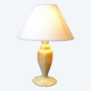 Lampe En Pâte De Verre, XIXe Siècle