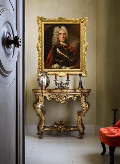Porträt eines Herrn in Rüstung, Hyacinthe Rigaud (Perpignan 1659 - Paris 1743)