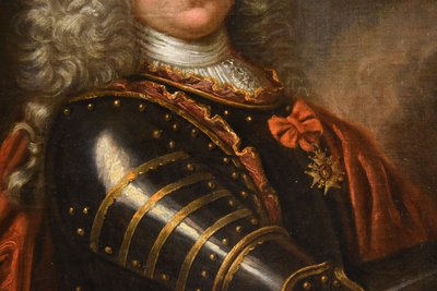 Porträt eines Herrn in Rüstung, Hyacinthe Rigaud (Perpignan 1659 - Paris 1743)