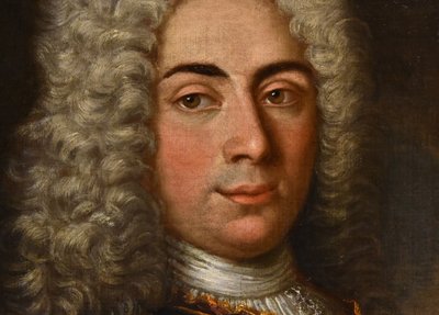 Porträt eines Herrn in Rüstung, Hyacinthe Rigaud (Perpignan 1659 - Paris 1743)