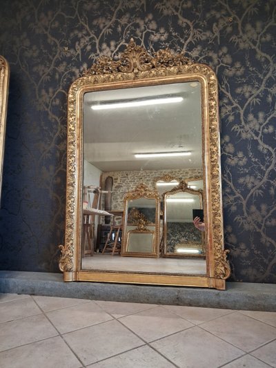 19th century mirror 173 x 120