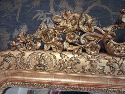 19th century mirror 173 x 120