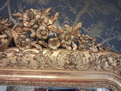 19th century mirror 173 x 120