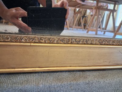 19th century mirror 173 x 120