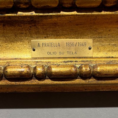Dipinto su Tavola Attilio Pratella (1856-1949)