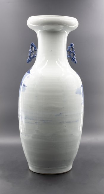 Grande vaso in terracotta smaltata, Cina, XIX secolo