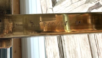 Designer shelf attributed to QUINET circa 1960
