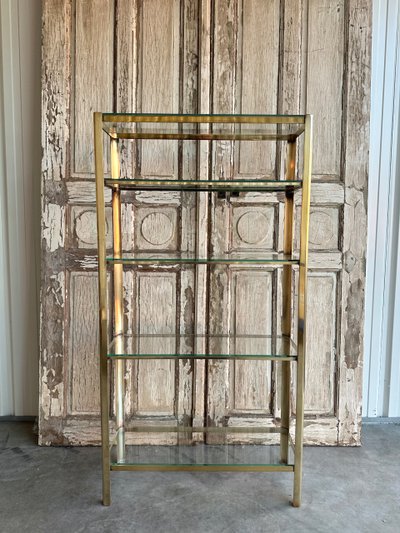 Designer shelf attributed to QUINET circa 1960