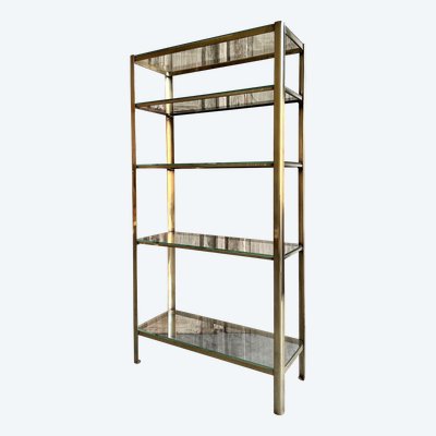 Designer shelf attributed to QUINET circa 1960