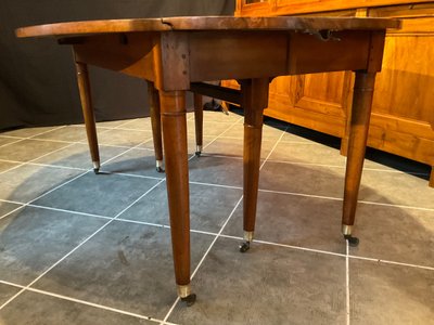 WALNUT SHUTTER TABLE (dining room table)