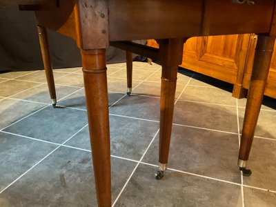 WALNUT SHUTTER TABLE (dining room table)