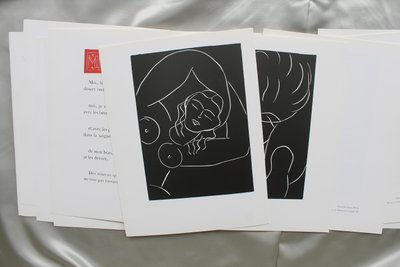 Henri Matisse Pasiphae exhibition catalog 22 linocut prints from 1987