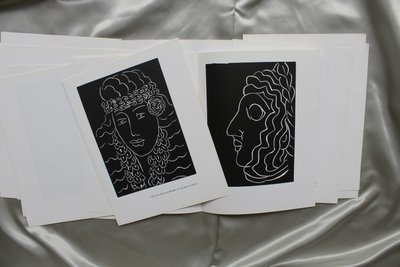 Henri Matisse Pasiphae exhibition catalog 22 linocut prints from 1987