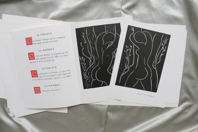 Henri Matisse Pasiphae exhibition catalog 22 linocut prints from 1987