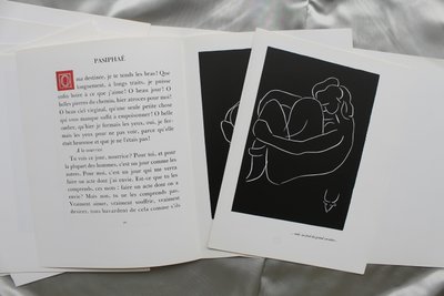 Henri Matisse Pasiphae exhibition catalog 22 linocut prints from 1987