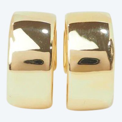 Boucles d'oreilles créoles en or jaune