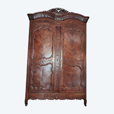 Mobiletto in ciliegio di Rennes firmato e datato 1858