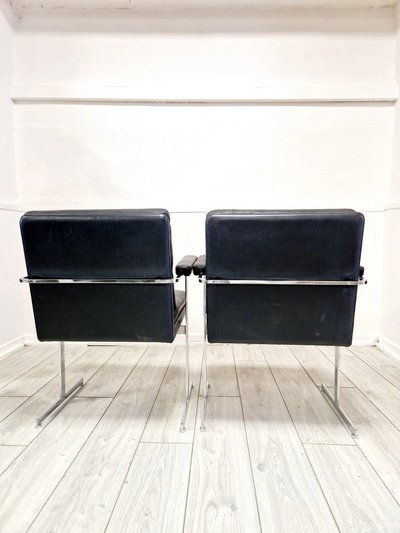 Paire de fauteuils Delphi de Robin Day Hille du milieu du siècle
