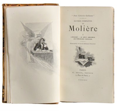 Livres "Œuvres complètes" de Molière, Édition Paris Dentu 1893, 12 vols 