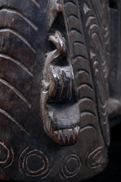 Tambour à main, Instrument Traditionnel, Art Océanien, Art Tribal, Papouasie Nouvelle Guinée, Kundu