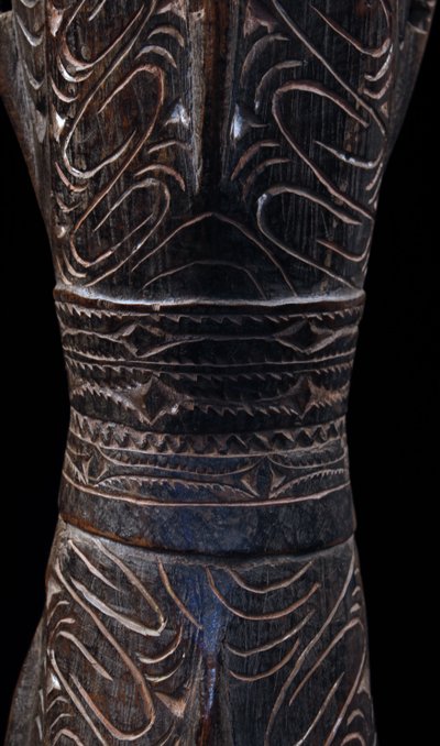 Tambour à main, Instrument Traditionnel, Art Océanien, Art Tribal, Papouasie Nouvelle Guinée, Kundu