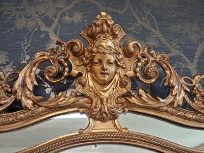 19th century mirror 160 x 92