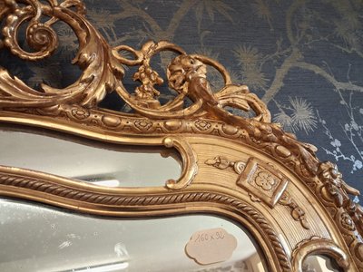 19th century mirror 160 x 92