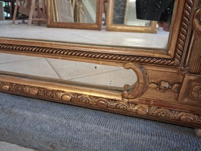 19th century mirror 160 x 92
