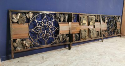 Bernardin Wrought Iron and Copper Choir Grille, Clermont Ferrand