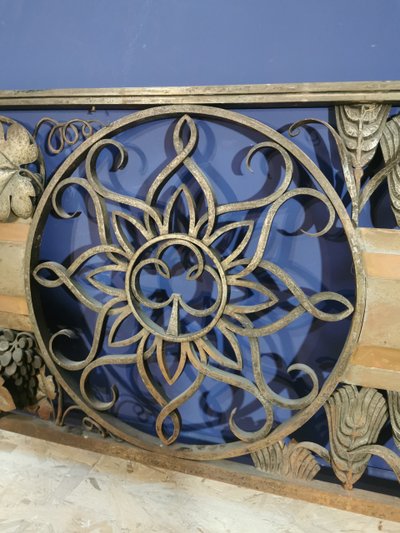 Bernardin Wrought Iron and Copper Choir Grille, Clermont Ferrand