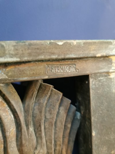 Bernardin Wrought Iron and Copper Choir Grille, Clermont Ferrand