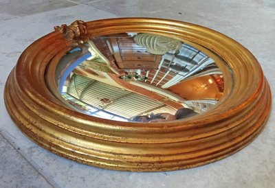 Ancien miroir oeil de sorcière 