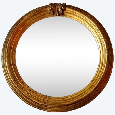 Ancien miroir oeil de sorcière 