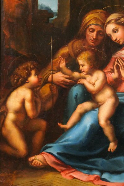 Scuola italiana XIX secolo da Raffaello 1516 La Madonna del Divino Amore, dipinto di Raffaello Sanzio