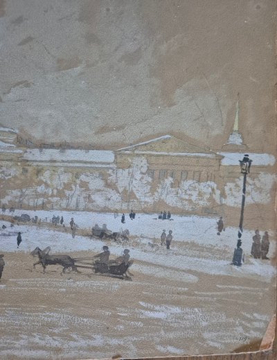 Auguste Allegro, Liegend auf dem Sankt Petersburger Platz