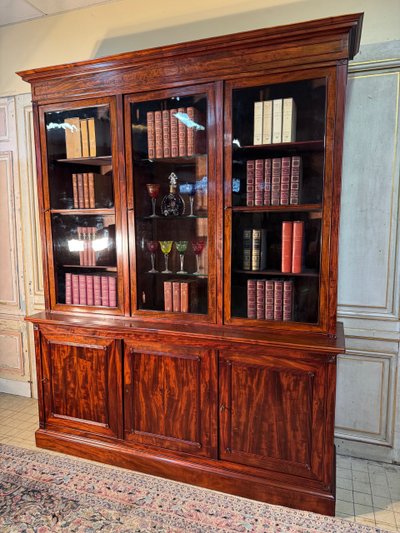 Grande libreria in mogano del XIX secolo 