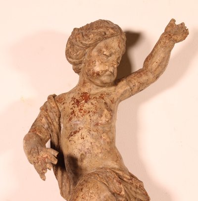 Cherubino in legno intagliato - XVIII secolo