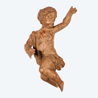 Cherubino in legno intagliato - XVIII secolo