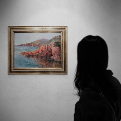 Paul Justin Marcel Balmigère, Olio su tela, Formazioni rocciose delle Calanche, Corsica
