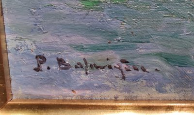 Paul Justin Marcel Balmigère, Olio su tela, Formazioni rocciose delle Calanche, Corsica